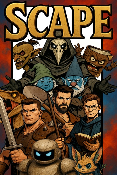 SCAPE (Isekai/LitRPG-lite)(Vol 1 STUBBING April 2nd)